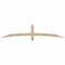 Ekena Millwork Bellingham Smooth Timber Gable Bracket, Douglas Fir, 84"W x 17"H x 1 1/2"D x 3 1/2"F, 5/12 Pitch GBW084X17X0204BEL00SDF - alternate 1